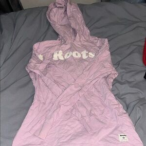 Roots long sleeve hooded top